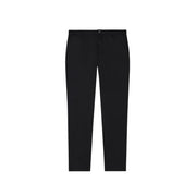 Black Armani Exchange men trousers with tailored fit, sleek straight-leg cut, and subtle stitching details