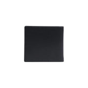 Armani Exchange men wallet in black textured leather with precise stitching along the edges