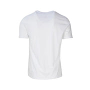 White short-sleeved crew-neck cotton T-shirt from Armani Exchange for men