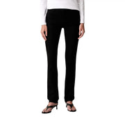 Armani Exchange Schwarze Damen-Jeans aus Denim mit geradem Bein und schmaler, figurbetonter Silhouette aus Baumwollmischgewebe