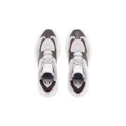 Armani Exchange women slip on sneakers feature a chunky design in gray and white polyurethane with black accents