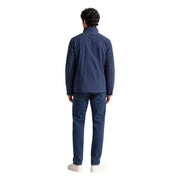 Marineblaue, wendbare Barbour Herren-Fleecejacke aus Polyamid mit leichtem Design und Stehkragen