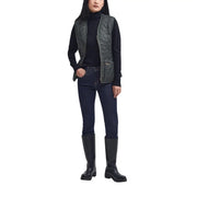 Barbour Damen-Fleeceweste Betty Liner, dunkelgrün, gesteppt, mit Frontreißverschluss und Seitentaschen