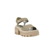 Elegant Beige Platform Sandal showcasing a chic and comfortable footwear option