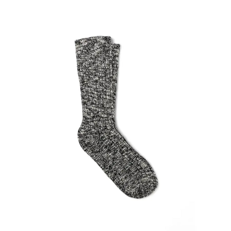 Birkenstock women’s gray marl cotton knit sock with chunky weave