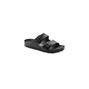 Birkenstock women slippers black size 3 featuring arizona sandals with two adjustable straps and contoured footbed