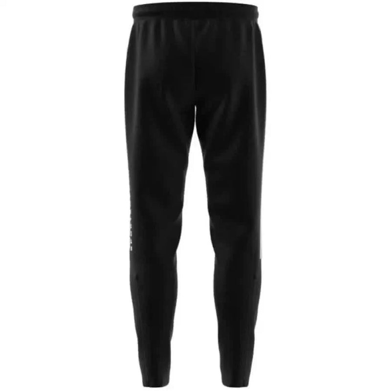 Black tapered athletic training pants from Adidas for men