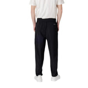 Black athletic cargo pants designed for sports and casual wear