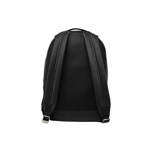 Black Nylon Backpack with Adjustable Straps for Durable and Comfortable Travel