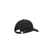 Black Calvin Klein Baseball Cap displayed front view on plain background