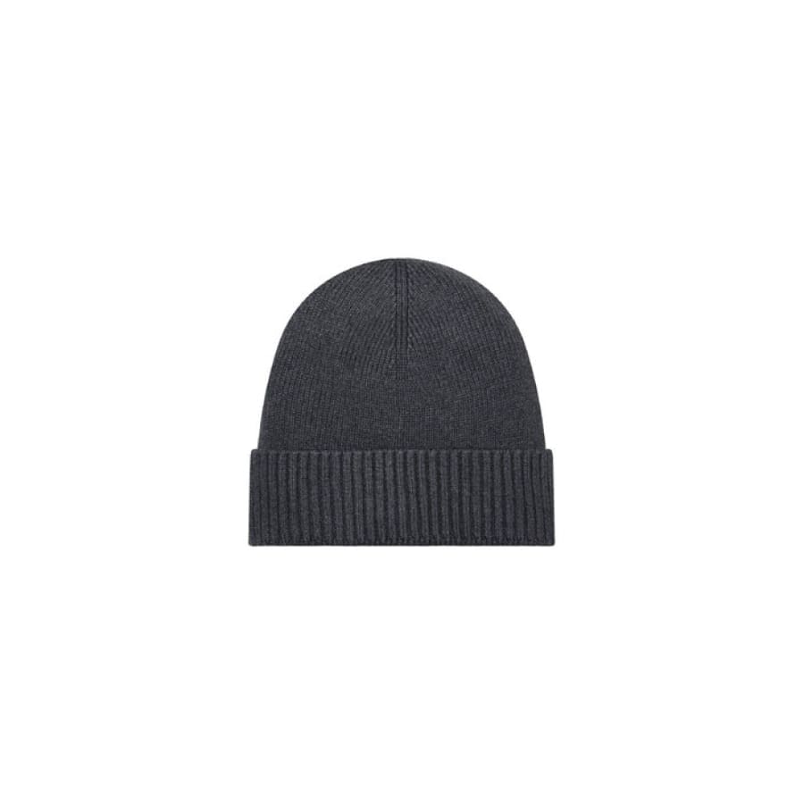 Tommy Hilfiger black beanie rib knit for men, a fall winter essential