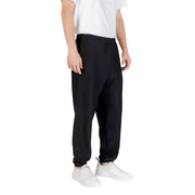 Schwarz Calvin Klein Schwarze Jogginghose mit schmal zulaufendem Bein, elastischen Bündchen und lockerer Passform