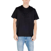 Black Calvin Klein T-shirt displayed in a White Crewneck T Shirt product image