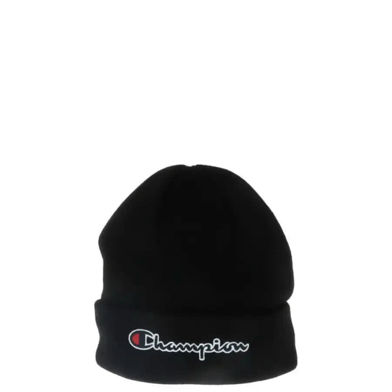 Black Champion beanie featured in Champion Women’s Black Cap for Fall/Winter collection