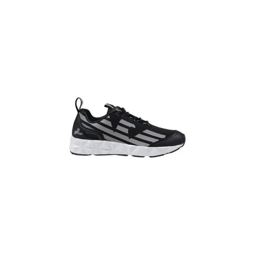Schwarzer und grauer Sportschuh mit geometrischem Design aus der Kollektion „Schwarze und Beige Geometrische Sportschuhe“