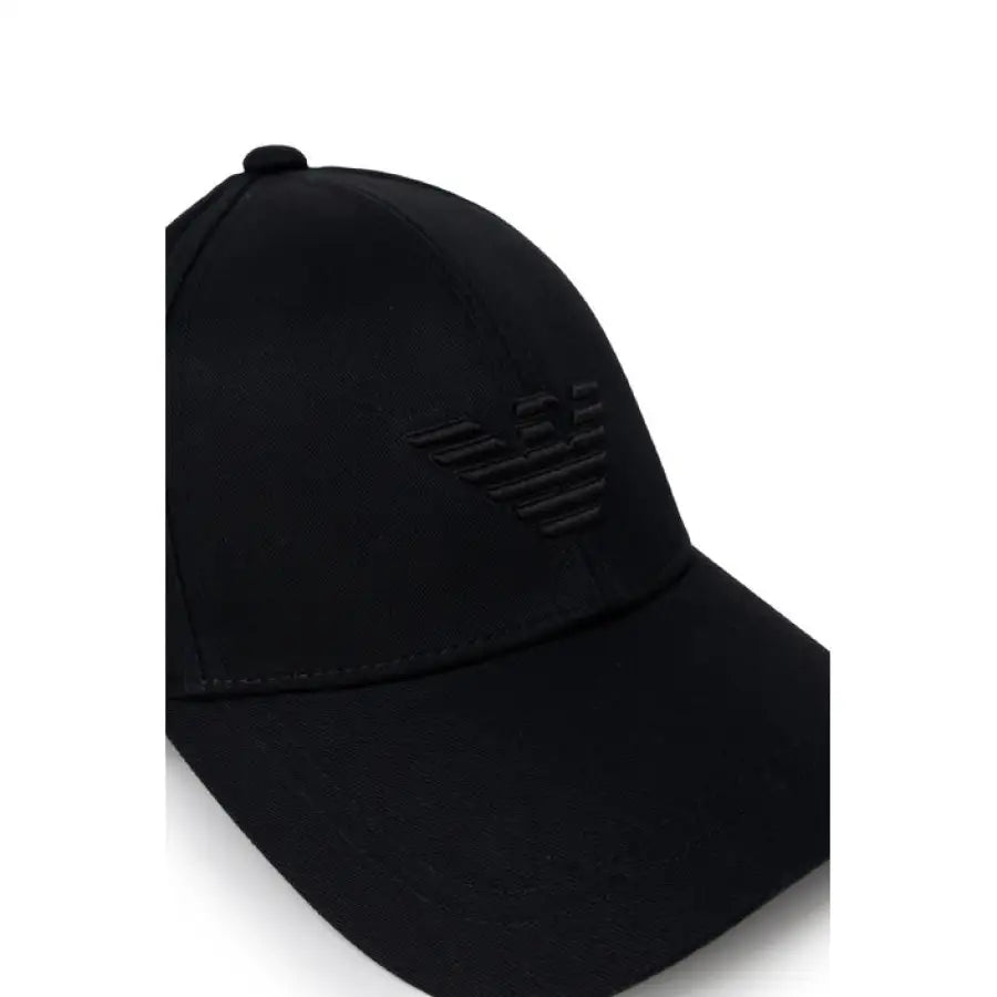 
                      
                        Emporio Armani Underwear logo cap, black hat with logo for men.
                      
                    