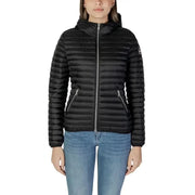 Black hooded puffer jacket from Colmar Originals Women’s Grey Turtleneck Jacket with Hood