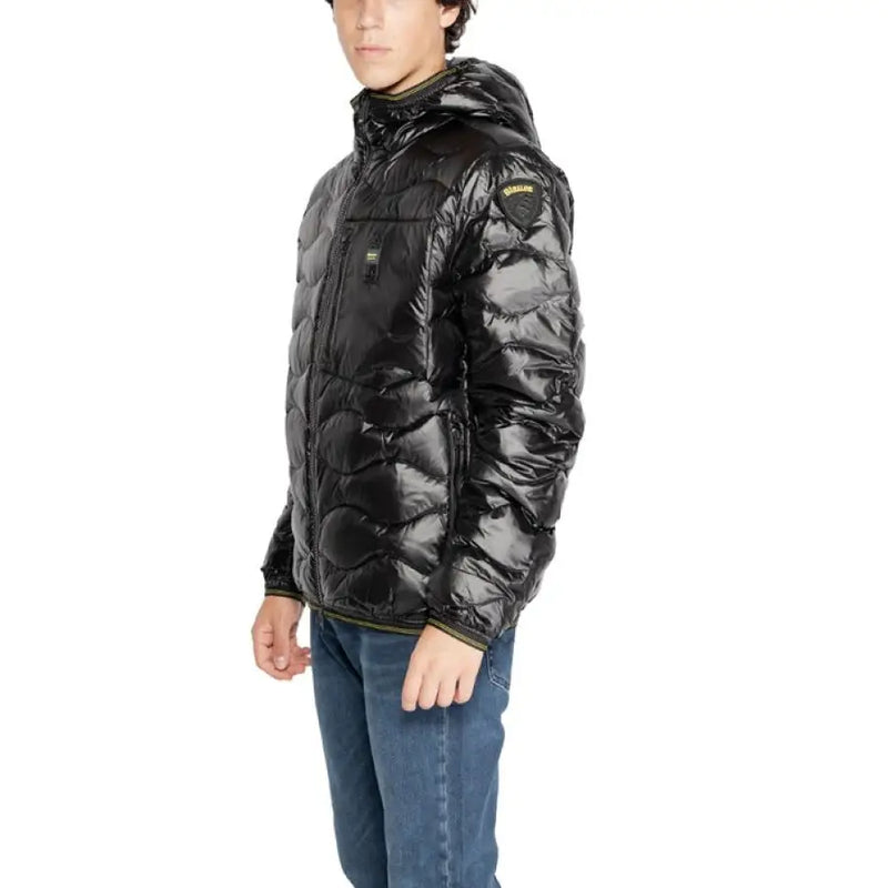 Black Hooded Puffer Jacket showcasing a stylish and warm outerwear option for winter