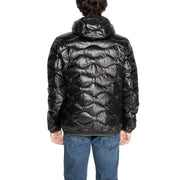 Black Hooded Puffer Jacket showcasing a stylish and warm winter outerwear option