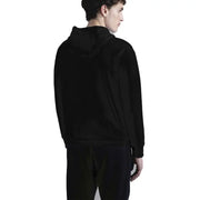 Black hooded sweatshirt featuring a Shark graphic for casual and stylish wear