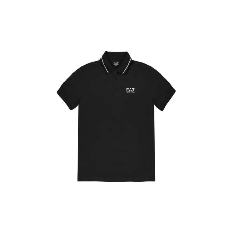 Black polo shirt in Ea7 Men’s Blue Polo Shirt for Spring Summer collection