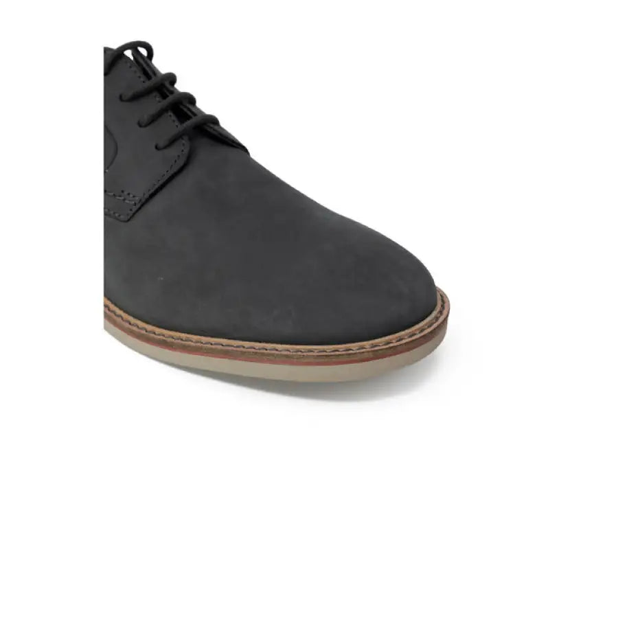
                      
                        Clarks Men Lace Ups Shoes - Black Shoe with Brown Sole
                      
                    