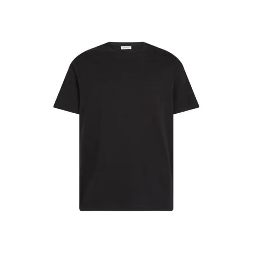 Mens black short-sleeve T shirt displayed on a mannequin for sale