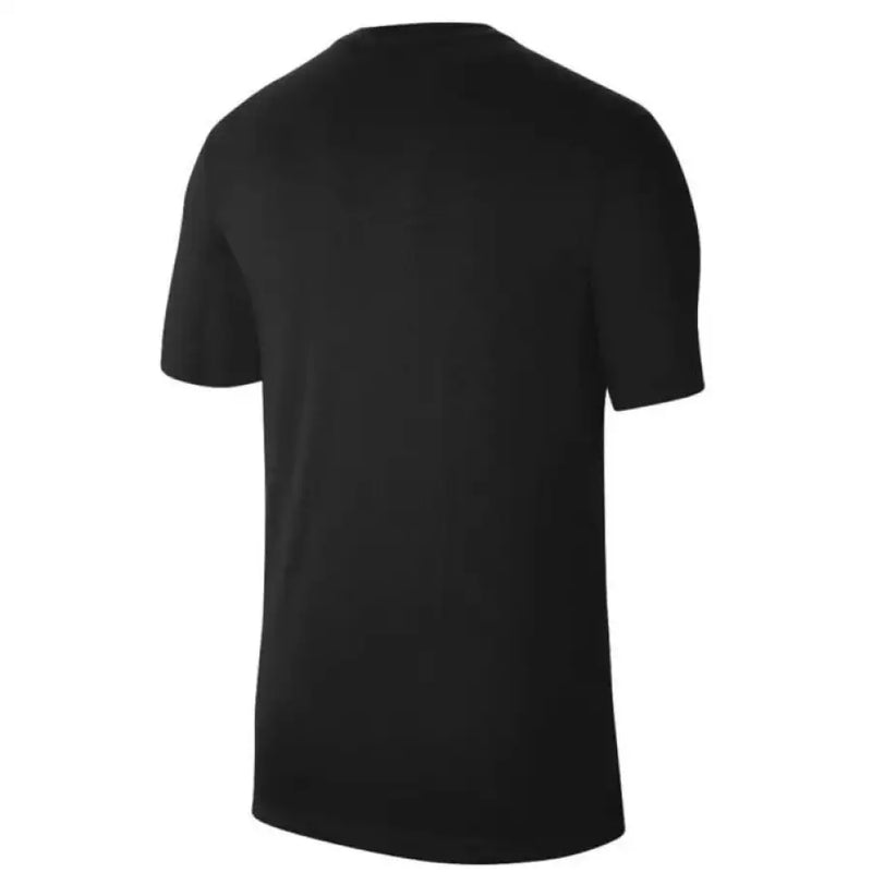 Black short-sleeved Nike T-shirt displayed in a product image