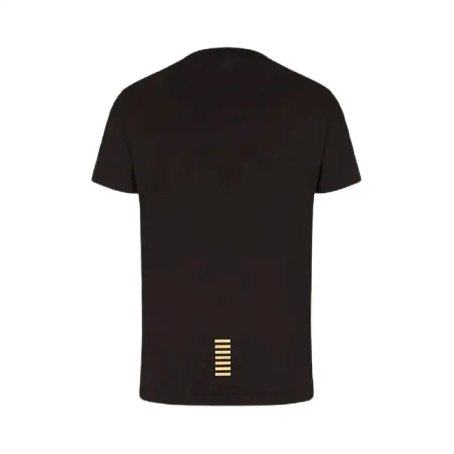 Ea7 Ea7 men t-shirt featuring a black design with gold logo