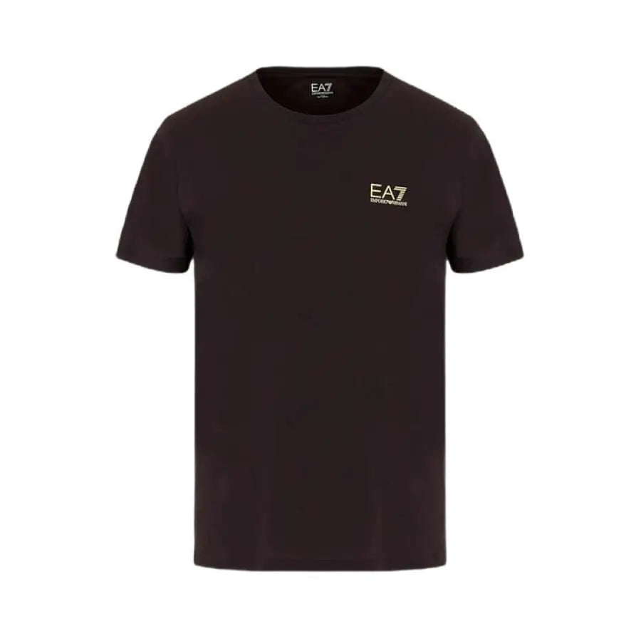 Ea7 Ea7 Men T-Shirt in black with logo displayed, perfect men’s fashion choice.