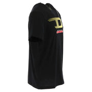 Black T shirt with yellow and red logo product image