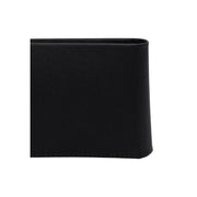 Black textured leather wallet by Calvin Klein for men and women