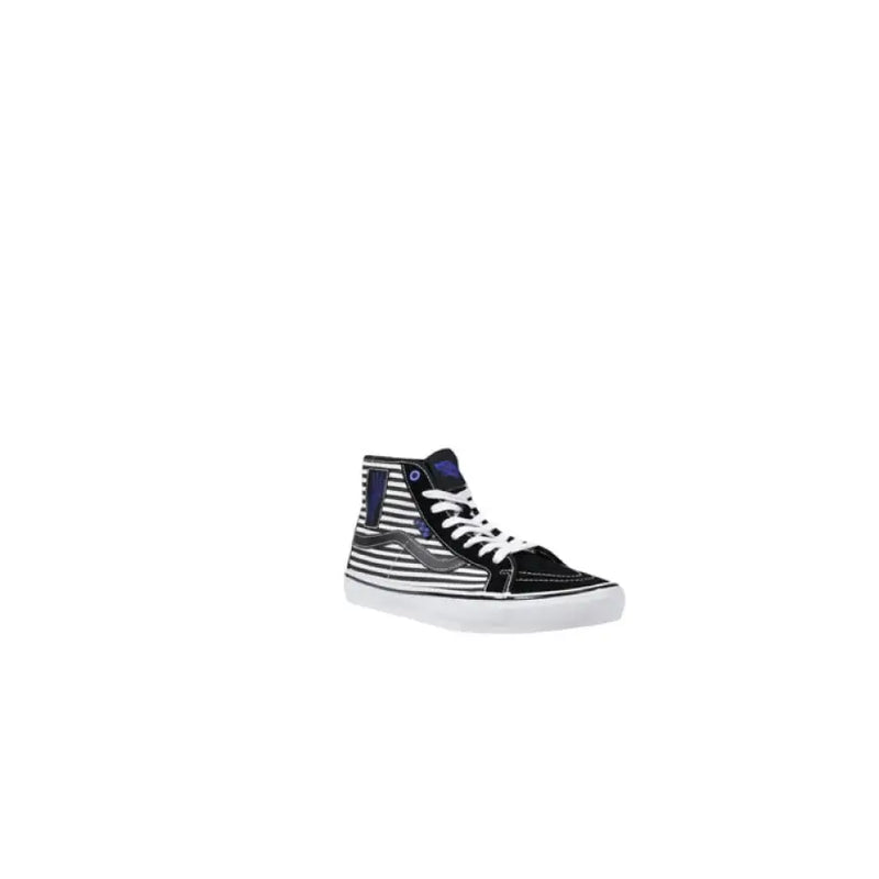Black and white striped high-top sneaker from Vans Men Fall Winter collection