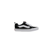 Black and white Vans Old Skool leather sneakers with white laces for women in fall winter collection