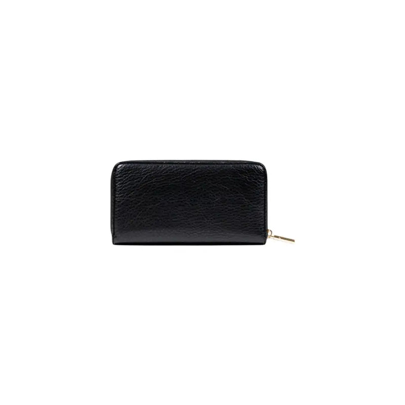 Black zippered wallet showcasing a sleek and secure design for everyday use