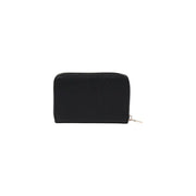Black zippered wallet from Guess showcasing sleek and functional design