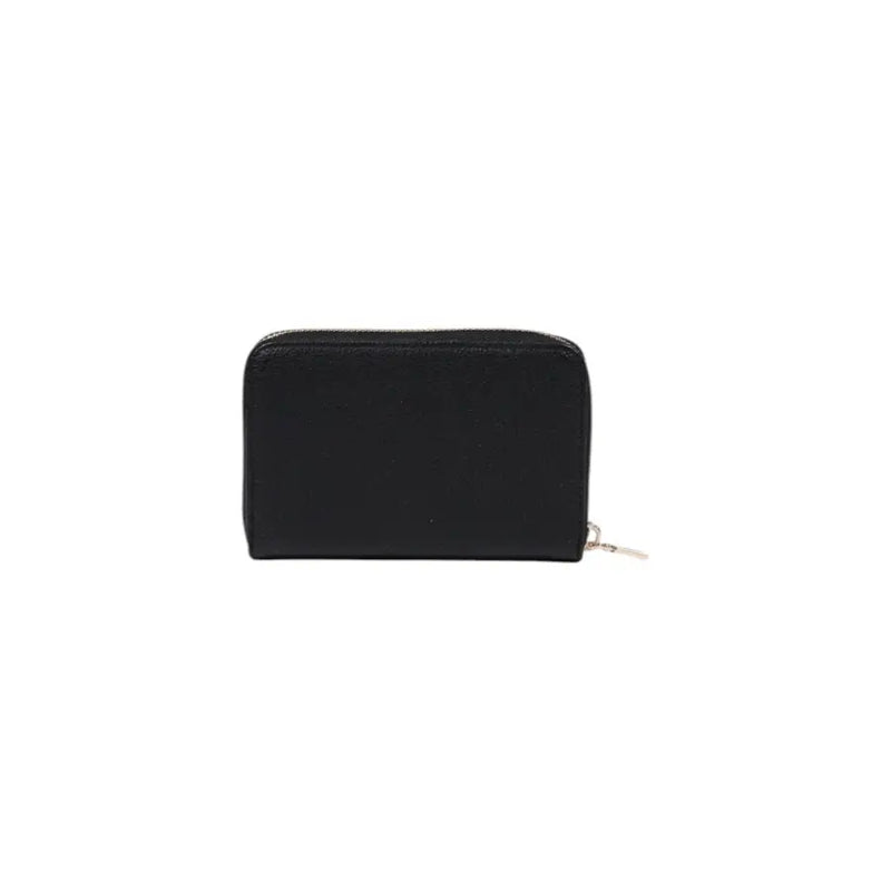 Black zippered wallet from Guess showcasing sleek and functional design