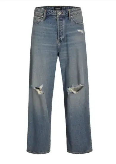 Jack & Jones Light Blue Ripped Jeans for Men