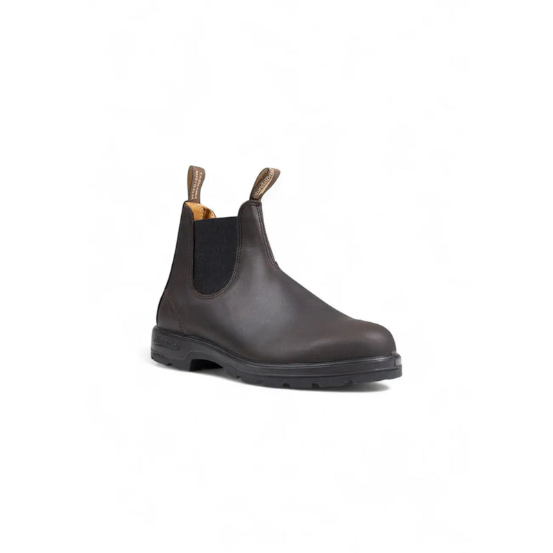 Blundstone Herren-Chelsea-Boot aus braunem Leder mit elastischen Seiteneinsätzen und robuster Gummisohle für Herbst und Winter