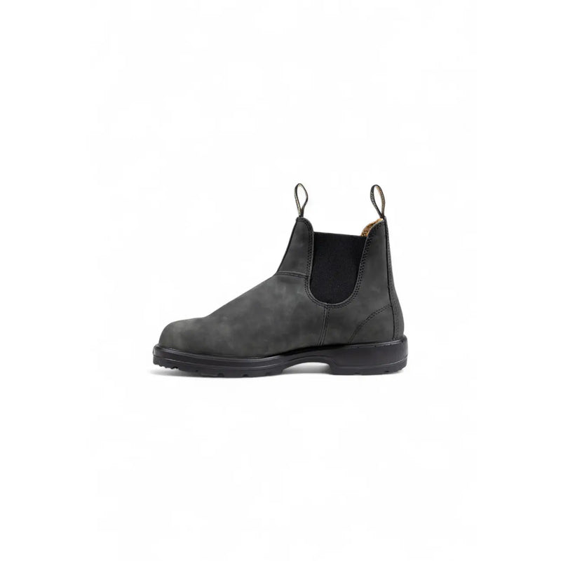 Blundstone Herren-Ankle-Boots aus Leder, schwarz, im Chelsea-Stil aus schwarzem Wildleder, mit elastischen Seiteneinsätzen und Gummisohle