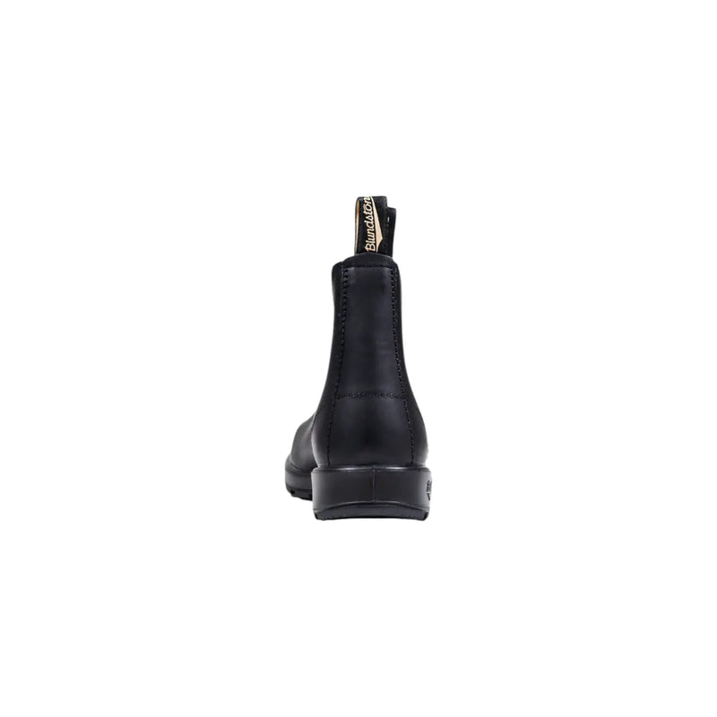 Blundstone Herren-Lederstiefel, schwarz, zum Hineinschlüpfen, mit elegantem Chelsea-Design und robuster Gummisohle