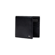 Black leather bi-fold wallet with card slots from Boss Men Fall Winter collection