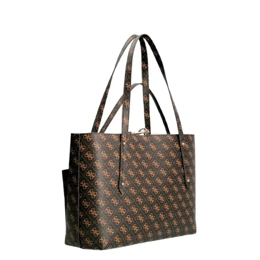 Guess Women Bag - Brown and Black Patterned Tote by Guess Guess