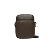 Brown leather crossbody bag displayed in a product named Black Leather Crossbody Bag