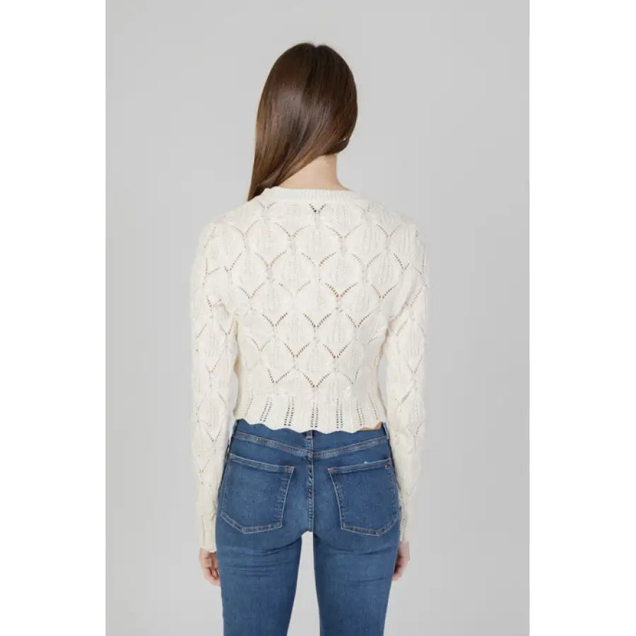 
                      
                        Only women knitwear - Cable knit sweater showcasing urban style clothing
                      
                    