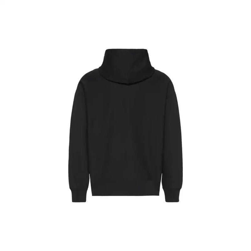 Calvin Klein black hoodie with soft smooth fabric and classic relaxed fit for comfortable casual wear