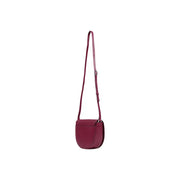 Calvin Klein Bordeaux polyurethane shoulder bag for women with sleek burgundy leather and adjustable strap
