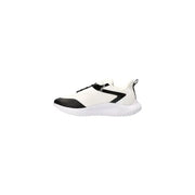 Calvin Klein Jeans men black and white lace up sneakers with sleek design polyester upper and textured rubber sole