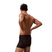 Boxer noir pour homme, coupe ajustée et logo discret à la taille, Calvin Klein Jeans Trunk Black Swimsuit