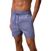 Hellblau Calvin Klein Badehose mit passendem elastischem Bund und Kordelzug für Herren, lässige Badebekleidung